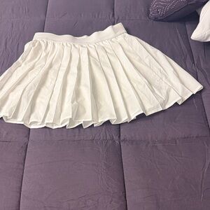No Boundaries White Skater Skirt